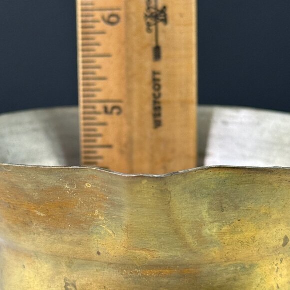 Vintage Brass Turkish Coffee Pot #8 - Picture 10 of 12